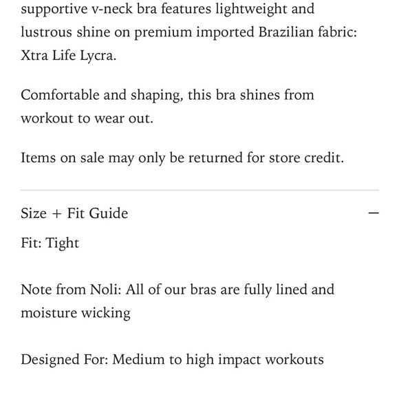 Noli Yoga Liquid Edge Bra Dark Cherry NWT - Picture 4 of 5